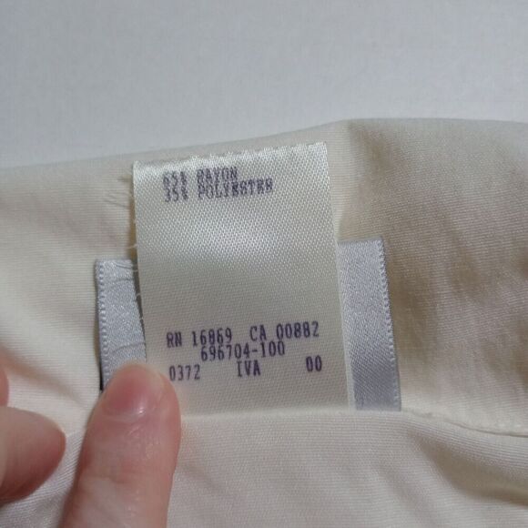 Joan Steele Floral Shirt Size 2X Plus Embroidered Collar Short Sleeve VTG Womens - Picture 8 of 9